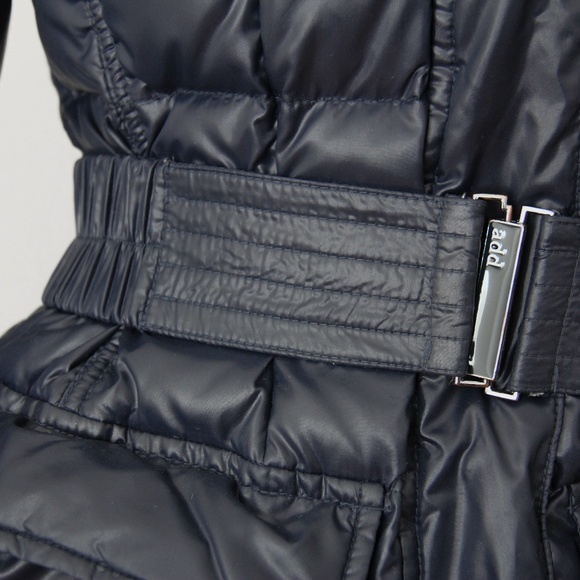 Sold. ADD Down Goose Down Belted Puffer Parka Jacket - Picture 5 of 6